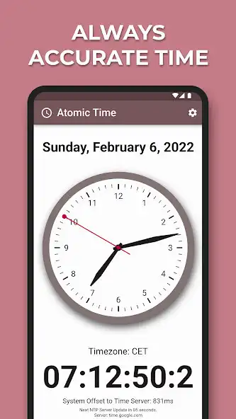 Play Atomic Time - NTP Clock Sync  and enjoy Atomic Time - NTP Clock Sync with UptoPlay