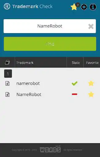 Play a! Trademark Search