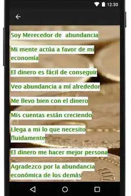 Play Atraer el dinero afirmaciones