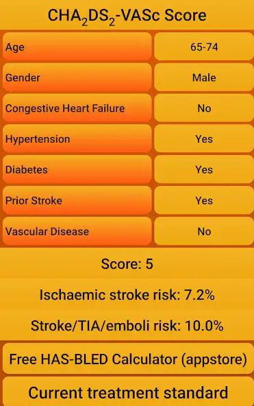 Play Atrial fibrillation risk calc  and enjoy Atrial fibrillation risk calc with UptoPlay