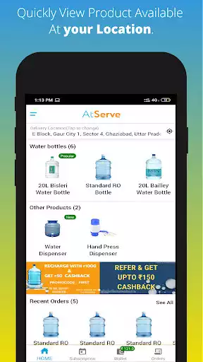 Play AtServe - Water Delivery App  and enjoy AtServe - Water Delivery App with UptoPlay