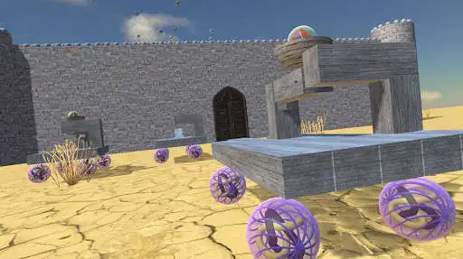 Play Attack on the castle of marbles as an online game Attack on the castle of marbles with UptoPlay