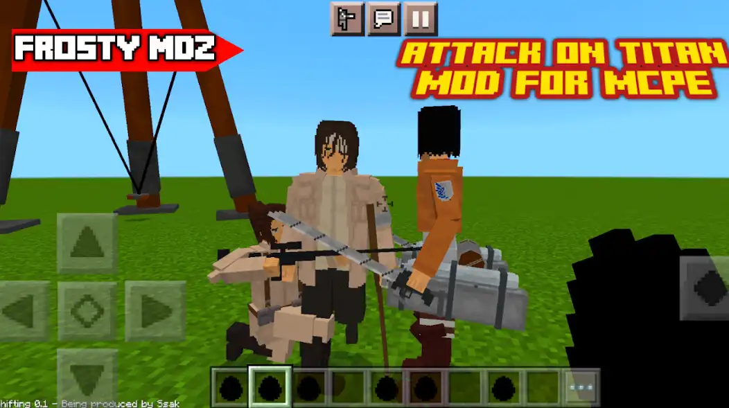 Play Attack On Titan Mod for MCPE  and enjoy Attack On Titan Mod for MCPE with UptoPlay