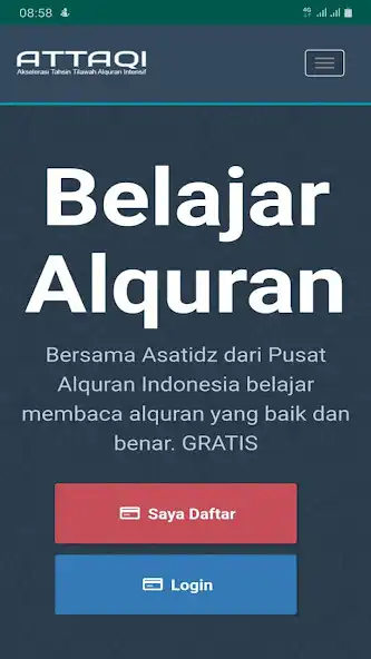 Play ATTAQI -Akselerasi Tahsin Tilawah Alquran Intensif  and enjoy ATTAQI -Akselerasi Tahsin Tilawah Alquran Intensif with UptoPlay