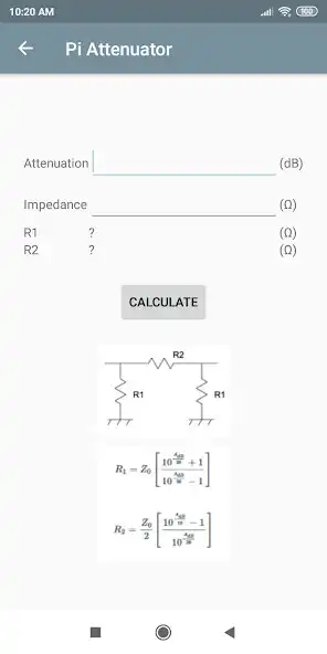 Play Attenuator Calculator as an online game Attenuator Calculator with UptoPlay