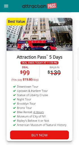 Play Attraction Pass as an online game Attraction Pass with UptoPlay