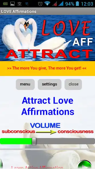 Play Attract love affirmations as an online game Attract love affirmations with UptoPlay