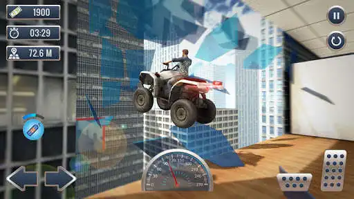 Play ATV Bike Rooftop City Stunt Ramp  and enjoy ATV Bike Rooftop City Stunt Ramp with UptoPlay