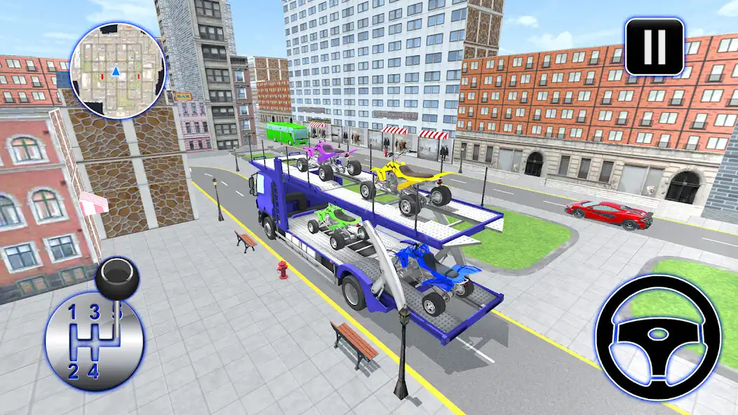 Play ATV Transport Truck Car Games  and enjoy ATV Transport Truck Car Games with UptoPlay