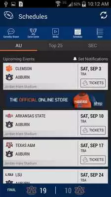 Play Auburn Tigers Gameday