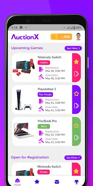 Play AuctionX as an online game AuctionX with UptoPlay