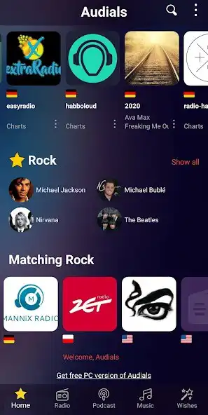 Play Audials Play Pro Radio+Podcast  and enjoy Audials Play Pro Radio+Podcast with UptoPlay