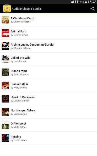 Play Audible Classic Books