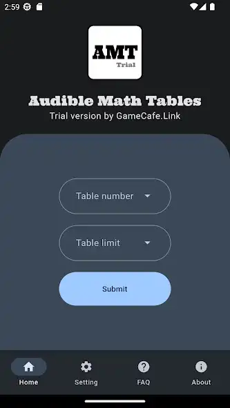 Play Audible Math Tables Trial  and enjoy Audible Math Tables Trial with UptoPlay