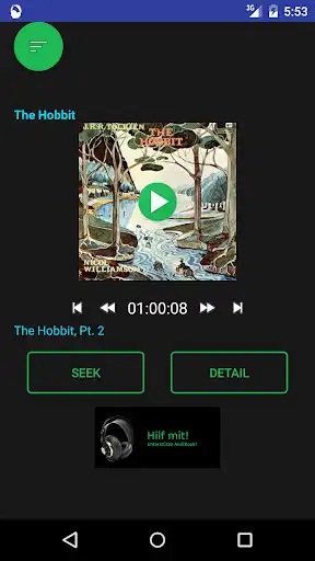 Play AudiBook for Spotify as an online game AudiBook for Spotify with UptoPlay