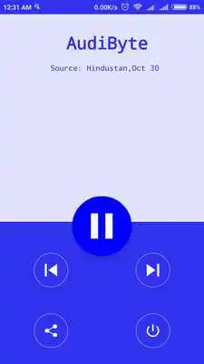 Play AudiByte: Hindi Audio News App