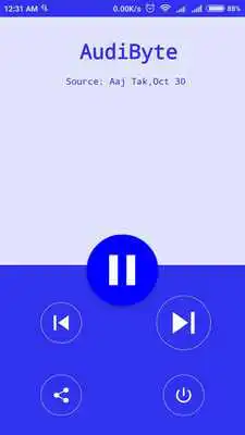 Play AudiByte: Hindi Audio News App