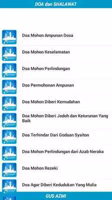 Play Audio Bacaan Doa Shalawat Nabi Gus Azmi Offline