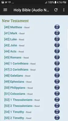 Play Audio Bible (NIV)