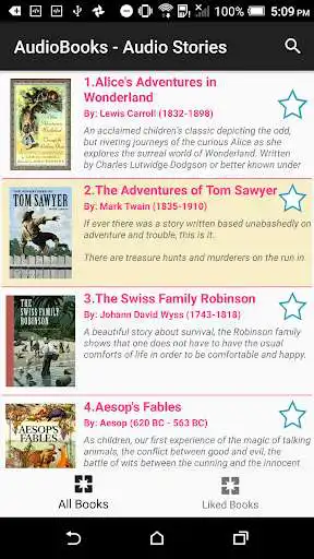 Play Audiobooks for English Language Learners