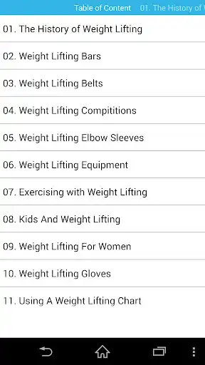 Play Audiobook - Weight Lifting