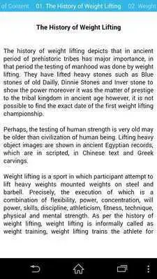 Play Audiobook - Weight Lifting