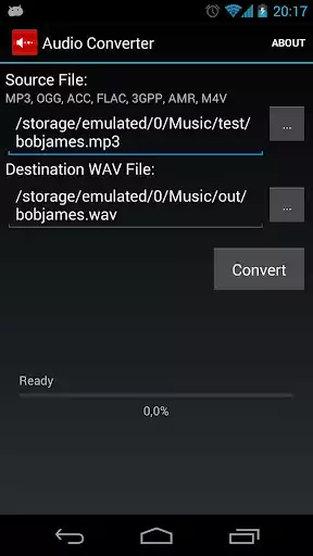 Play Audio Converter as an online game Audio Converter with UptoPlay