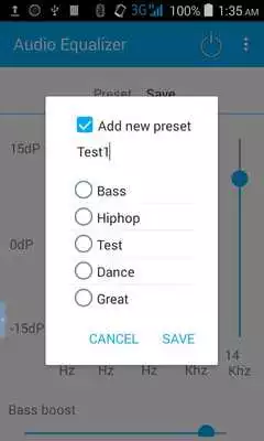 Play Audio Equalizer