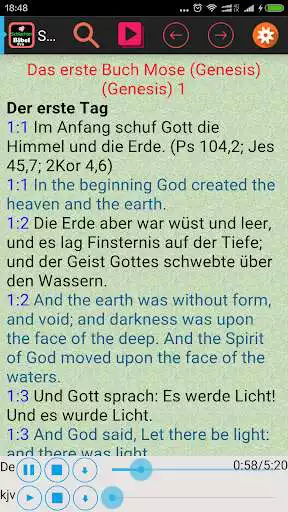 Play Audio German Schlachter Bible  and enjoy Audio German Schlachter Bible with UptoPlay
