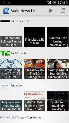 Play Audio News Lite:handseye free