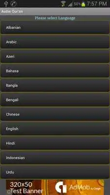 Play AUDIO QURAN - All Languages