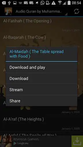 Play Audio Quran by Muhammad Hassan as an online game Audio Quran by Muhammad Hassan with UptoPlay