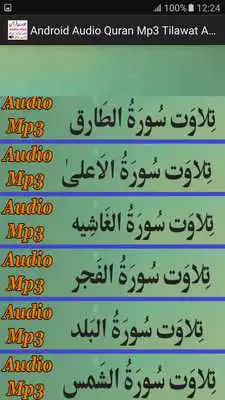 Play Audio Quran Pak Mp3 Free App
