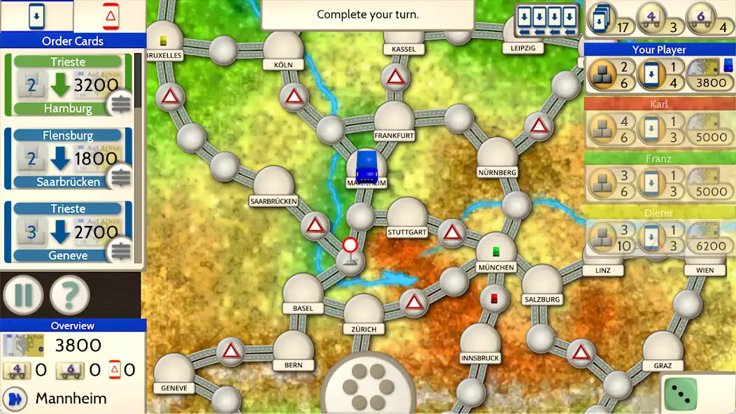 Play Auf Achse Logistics Board Game  and enjoy Auf Achse Logistics Board Game with UptoPlay