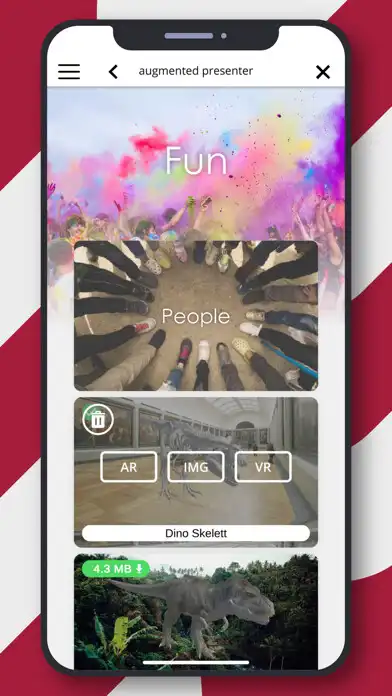 Play augmented presenter as an online game augmented presenter with UptoPlay