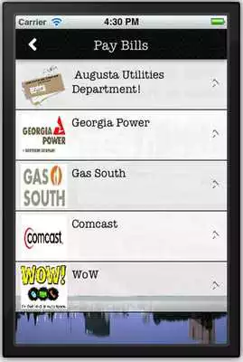 Play Augusta Bill Pay App