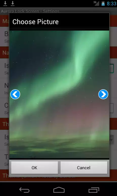 Play Aurora Lock Screen