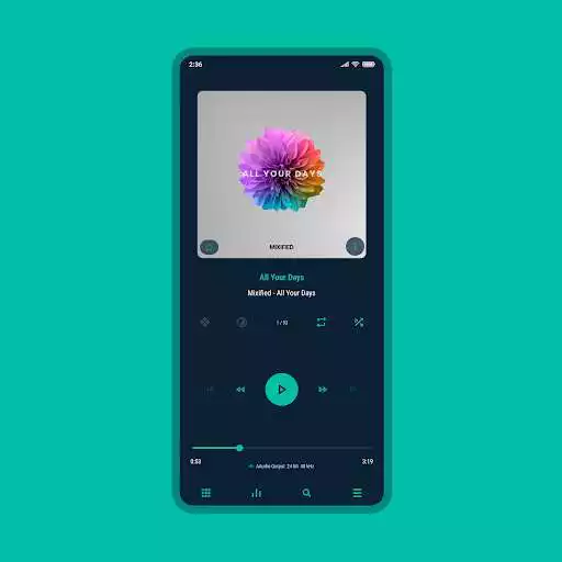Play Aurora - Poweramp Skin  and enjoy Aurora - Poweramp Skin with UptoPlay