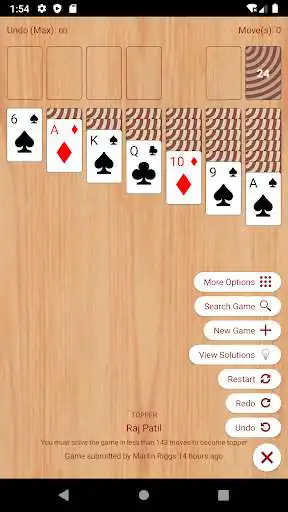 Play Aurvan Solitaire  and enjoy Aurvan Solitaire with UptoPlay