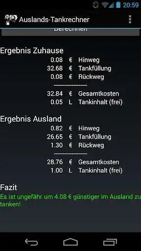 Play Auslands-Tankrechner as an online game Auslands-Tankrechner with UptoPlay