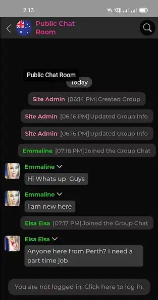 Play Australia Chat Room as an online game Australia Chat Room with UptoPlay