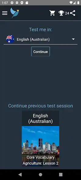 Play Australian English Tests  and enjoy Australian English Tests with UptoPlay