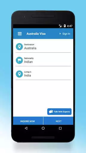 Play APK Australia Visa  and enjoy Australia Visa with UptoPlay com.gujjutoursb2c.australia_express_visa