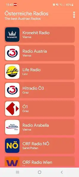Play Austrian Radios  and enjoy Austrian Radios with UptoPlay