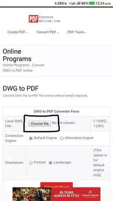 Play AutoCAD DWG to PDF Converter