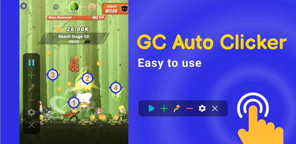 Play Auto Click - Automatic Clicker  and enjoy Auto Click - Automatic Clicker with UptoPlay