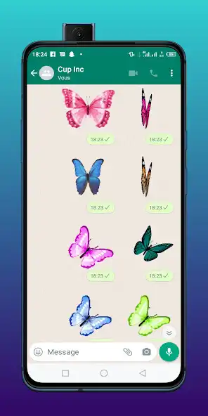 Play Autocollants Papillons WAStick as an online game Autocollants Papillons WAStick with UptoPlay
