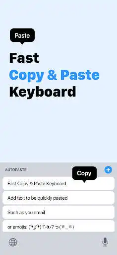 Play AutoPaste Copy Paste Keyboard as an online game AutoPaste Copy Paste Keyboard with UptoPlay