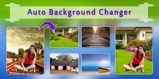 Play Auto Photo Background Changer : Cut Paste Photo as an online game Auto Photo Background Changer : Cut Paste Photo with UptoPlay
