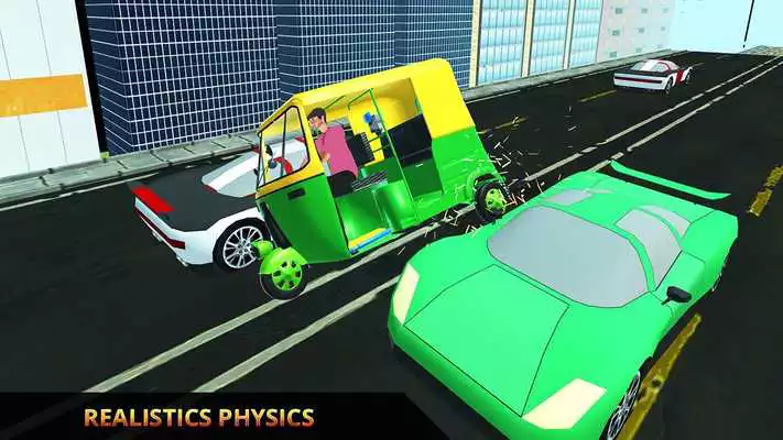 Play Auto Rickshaw Impossible Stunt